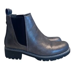 Seven7 Billie Chelsea Gray Heeled Boots Womens 8